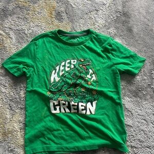 Green Dinosaur Kids T-Shirt